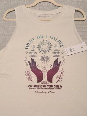 NWT Spiritual Gangster Spirit of 555 Jade Tank – Size Small – Made in USA